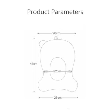 Baby Bath Seat Support Mat Foldable Baby Bath Tub Pad